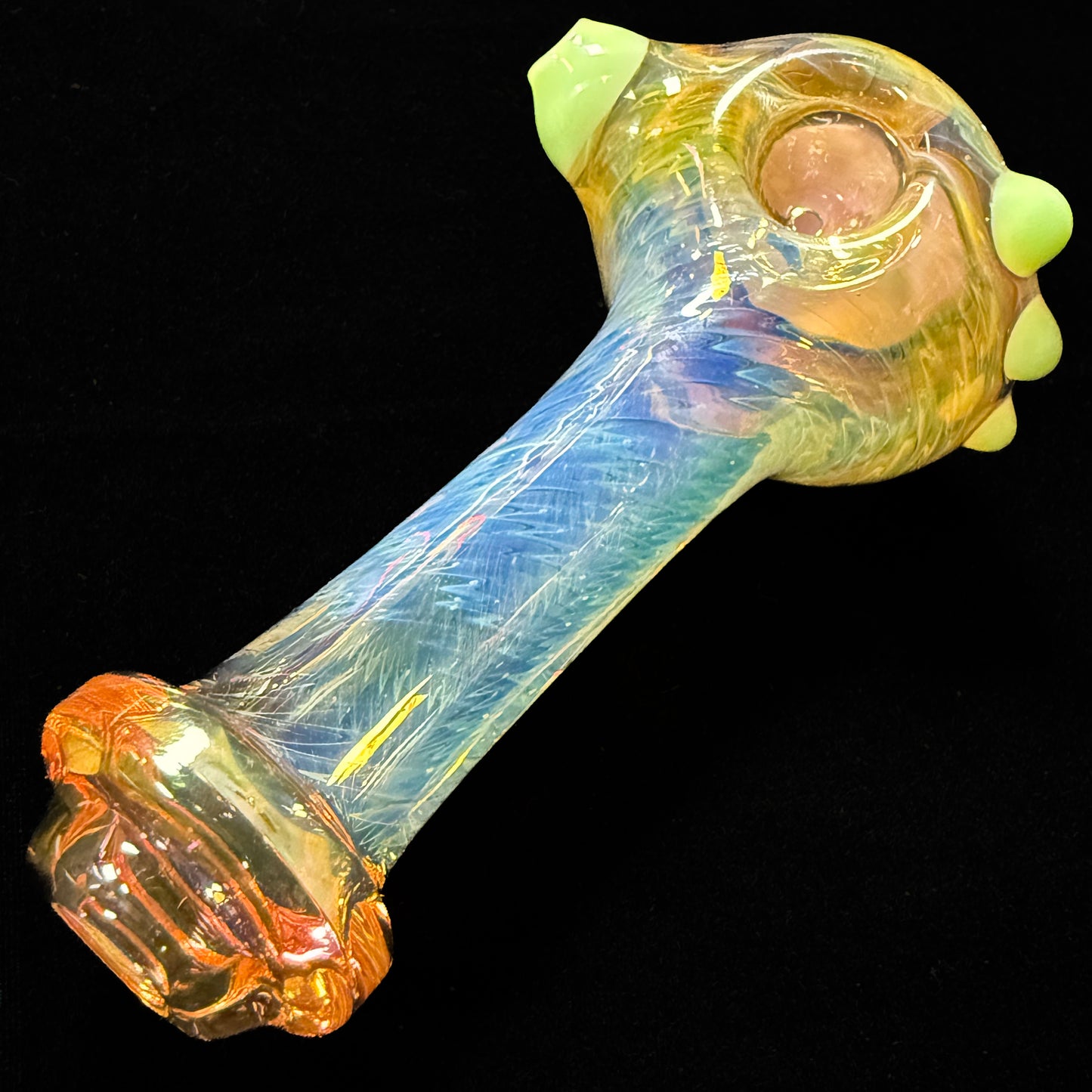 Cose Glass Honeycomb Cap Fume Spoon Pipe