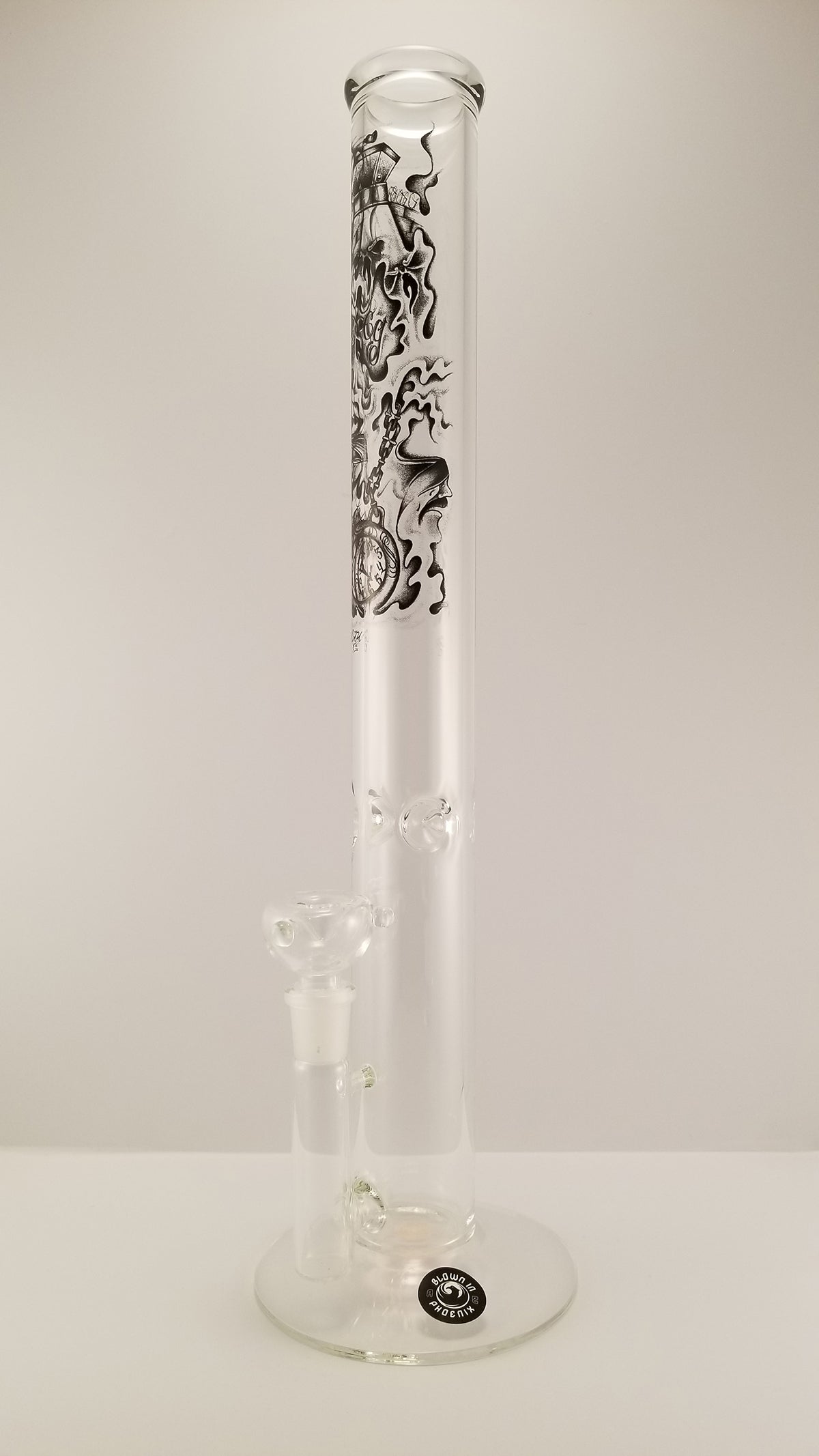 Conviction Glass "Tattoo" design waterpipe