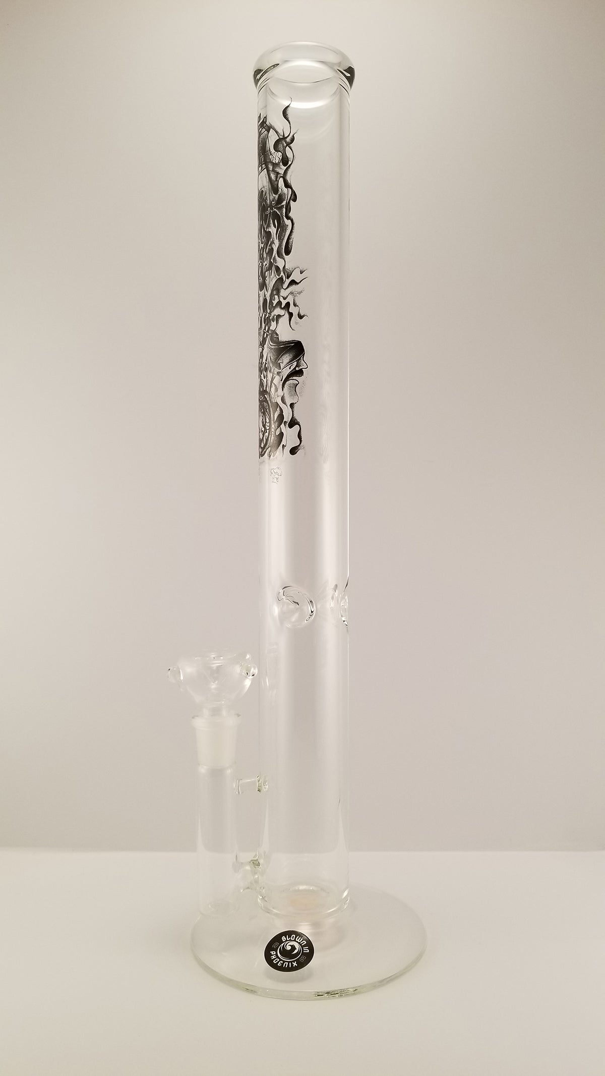 Conviction Glass "Tattoo" design waterpipe