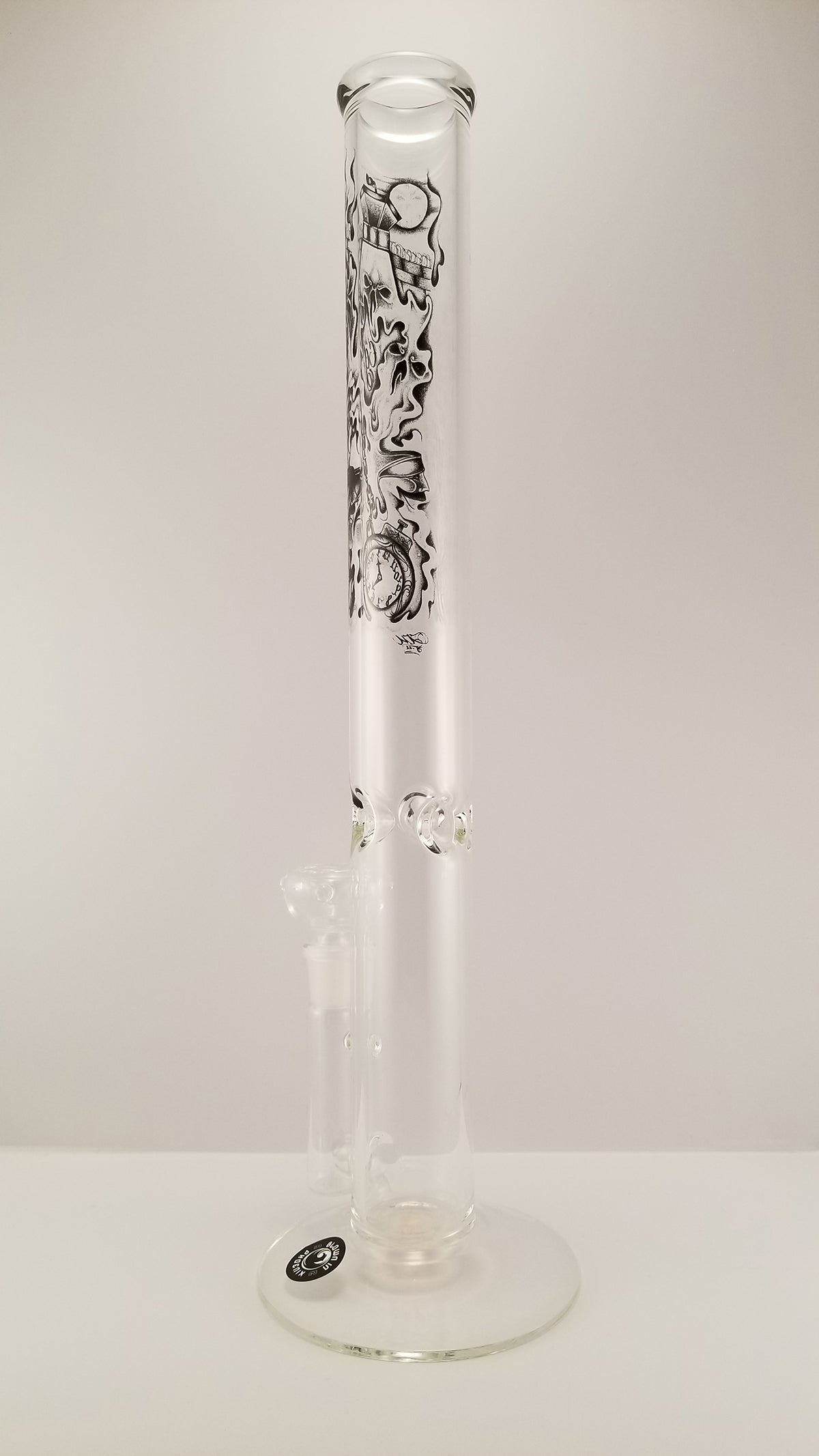 Conviction Glass "Tattoo" design waterpipe