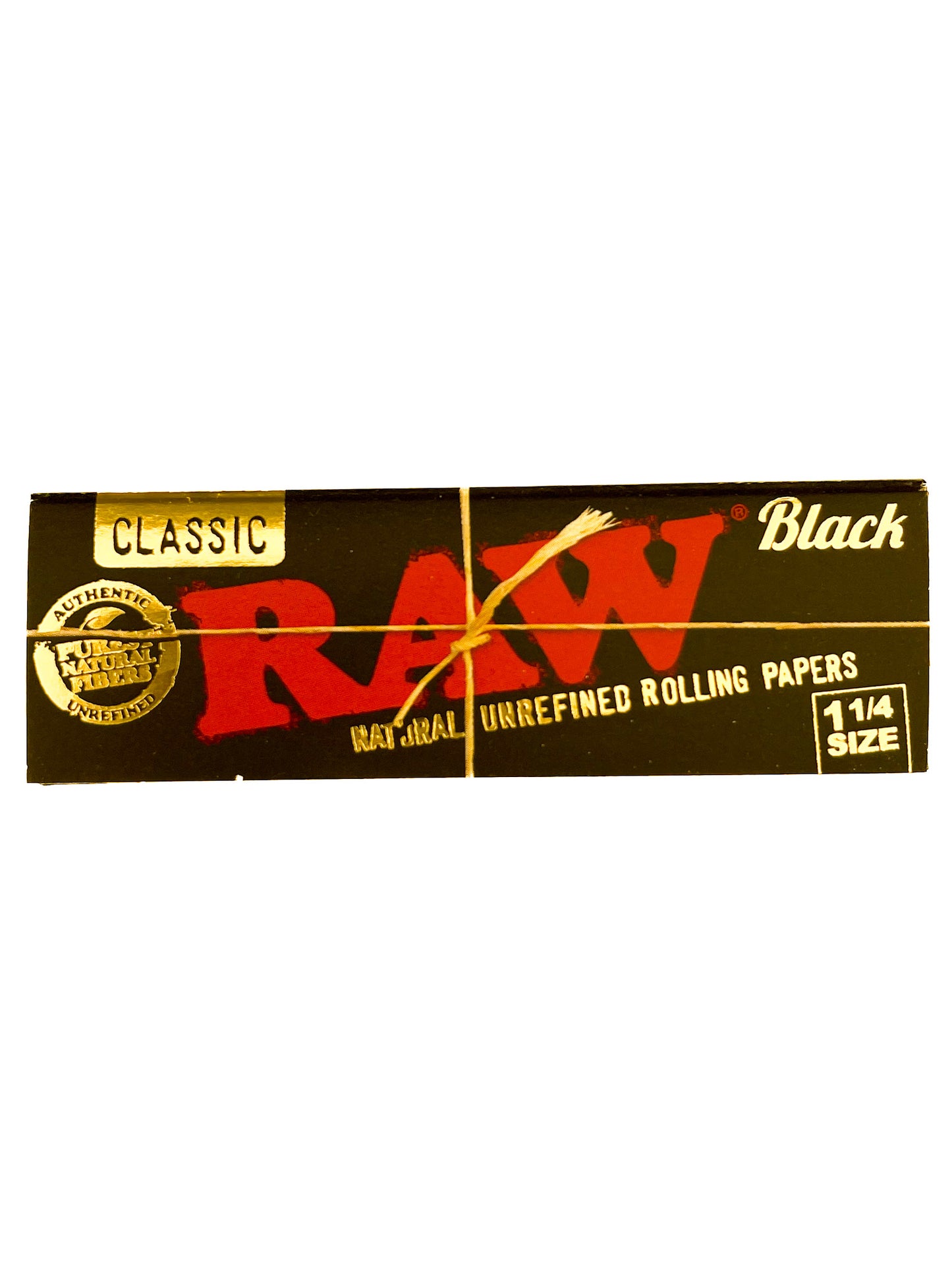 Raw Classic Black 1 1/4 Papers
