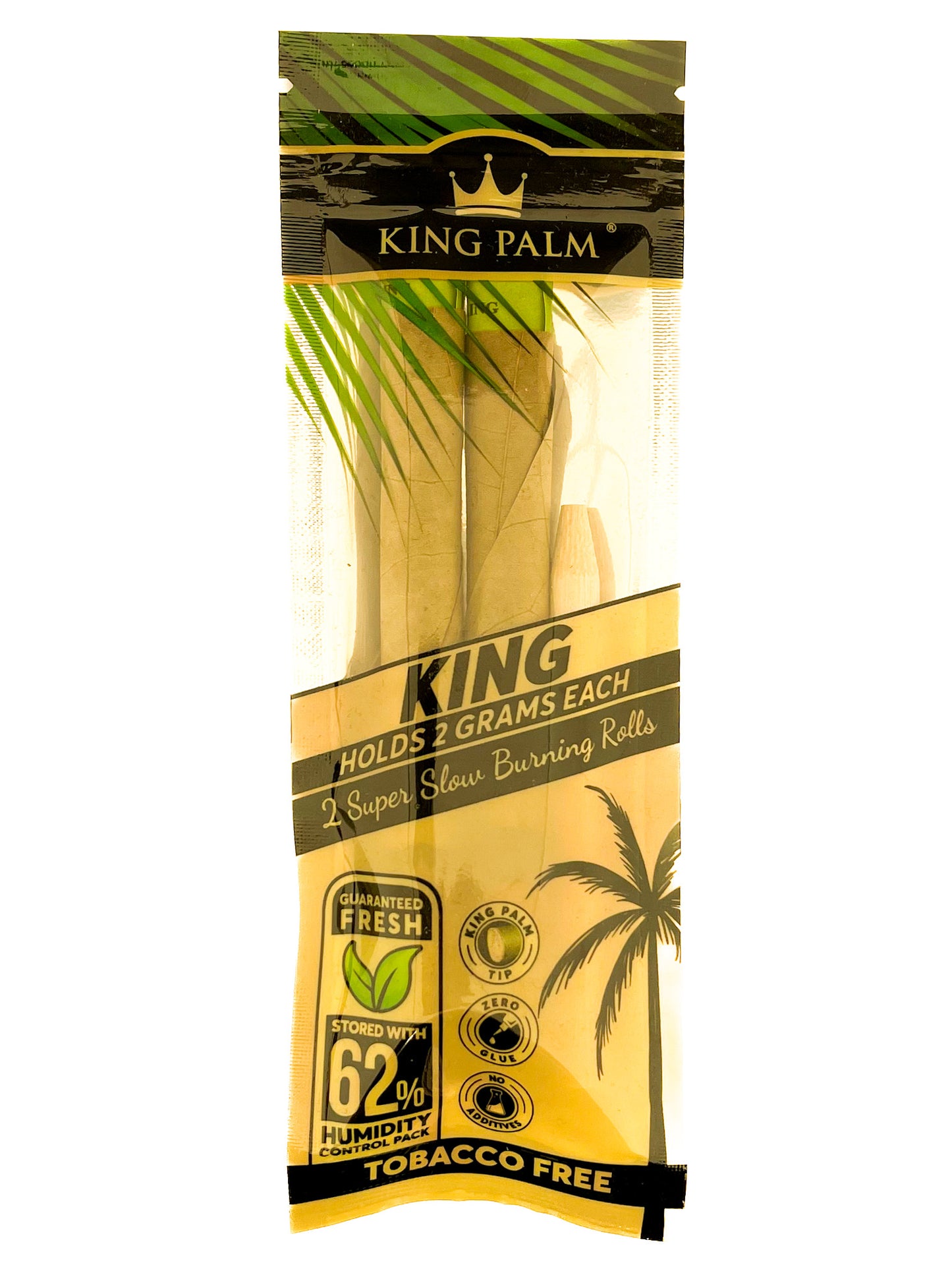 King Palm Natural King Tubes 2pc