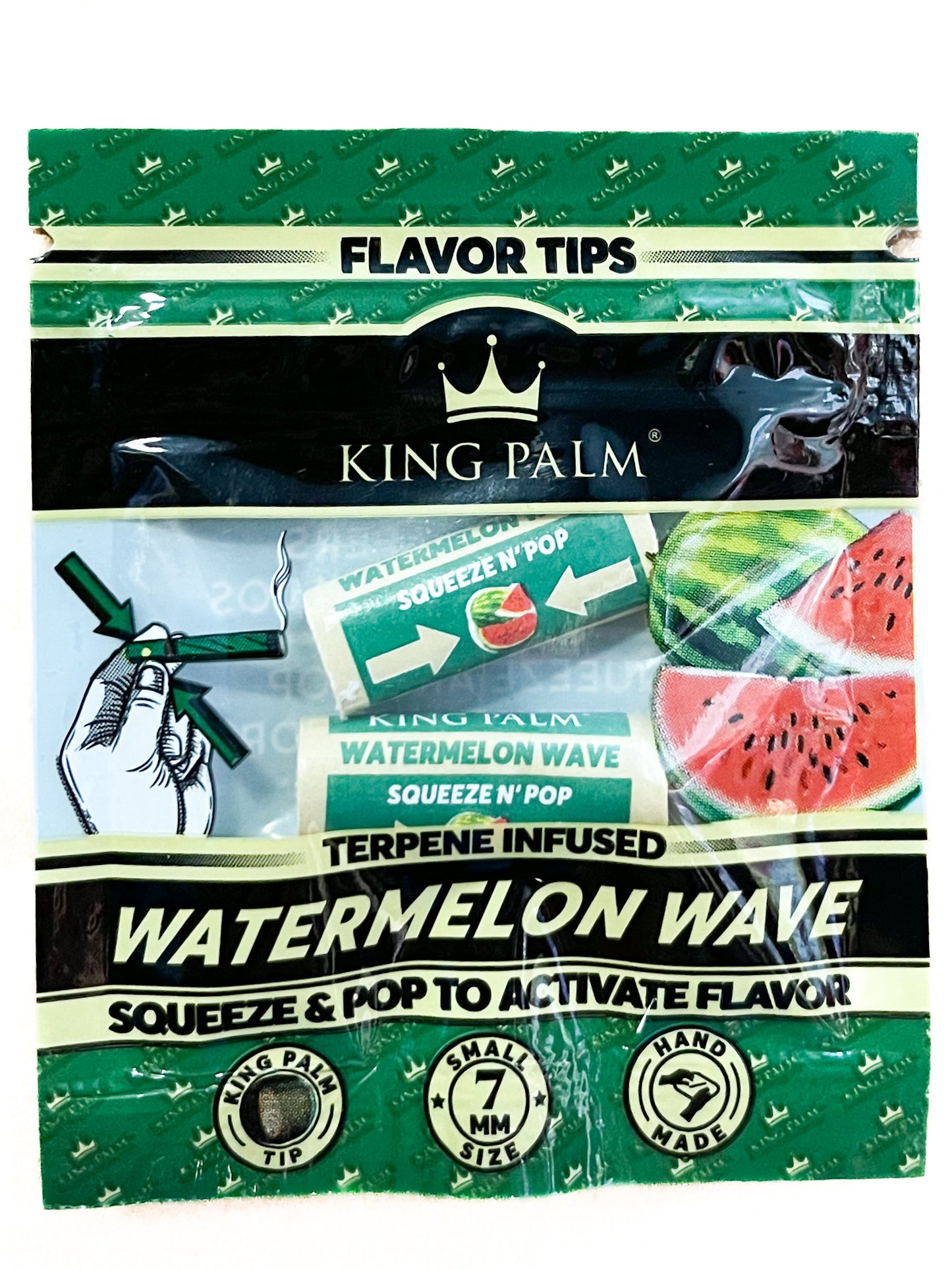King Palm Watermelon Wave Tips 2pc