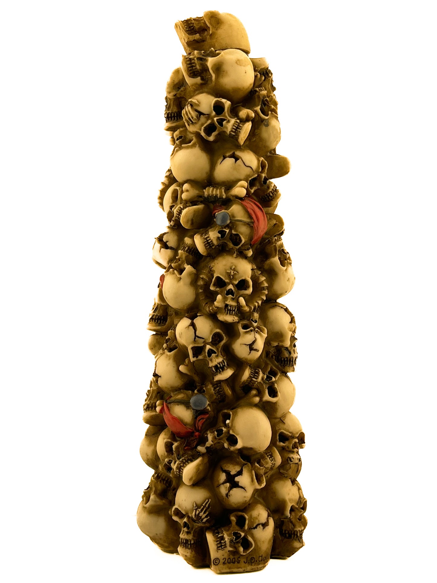 XL STACK OF SKULLS SMOKER INCENSE HOLDER