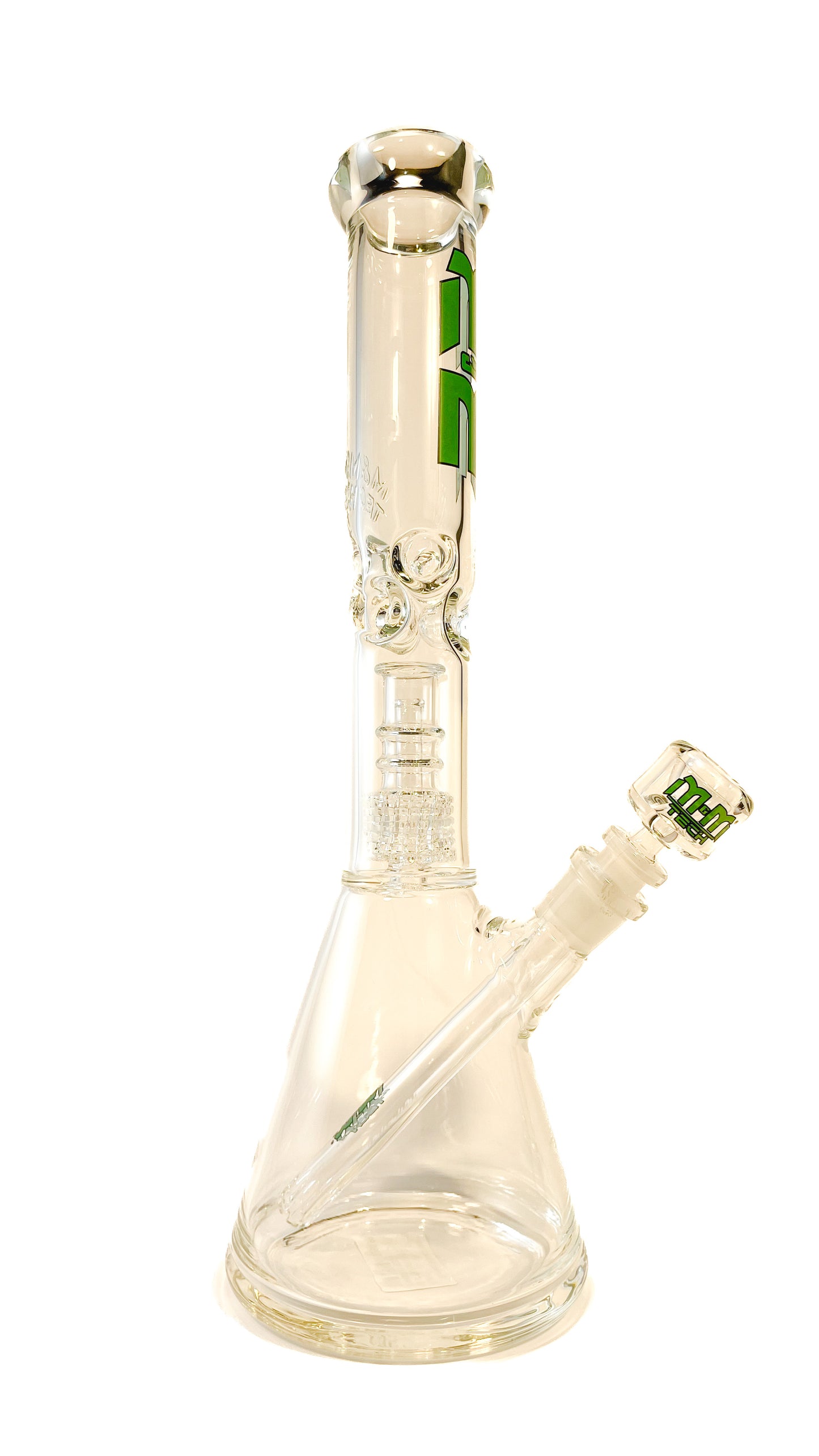 M&M Tech 15in Perc Beaker Waterpipe