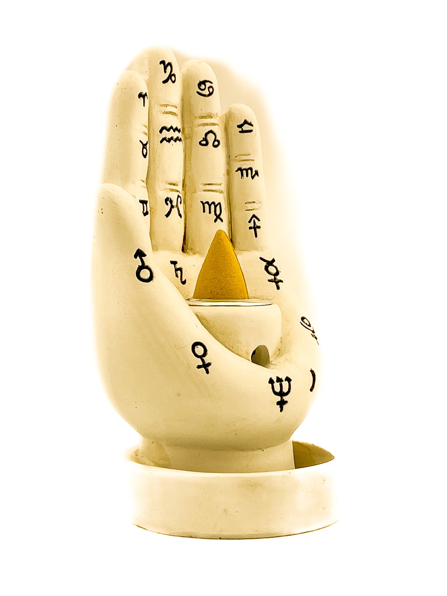 PALMISTRY BACK FLOW INCENSE BURNER 10581