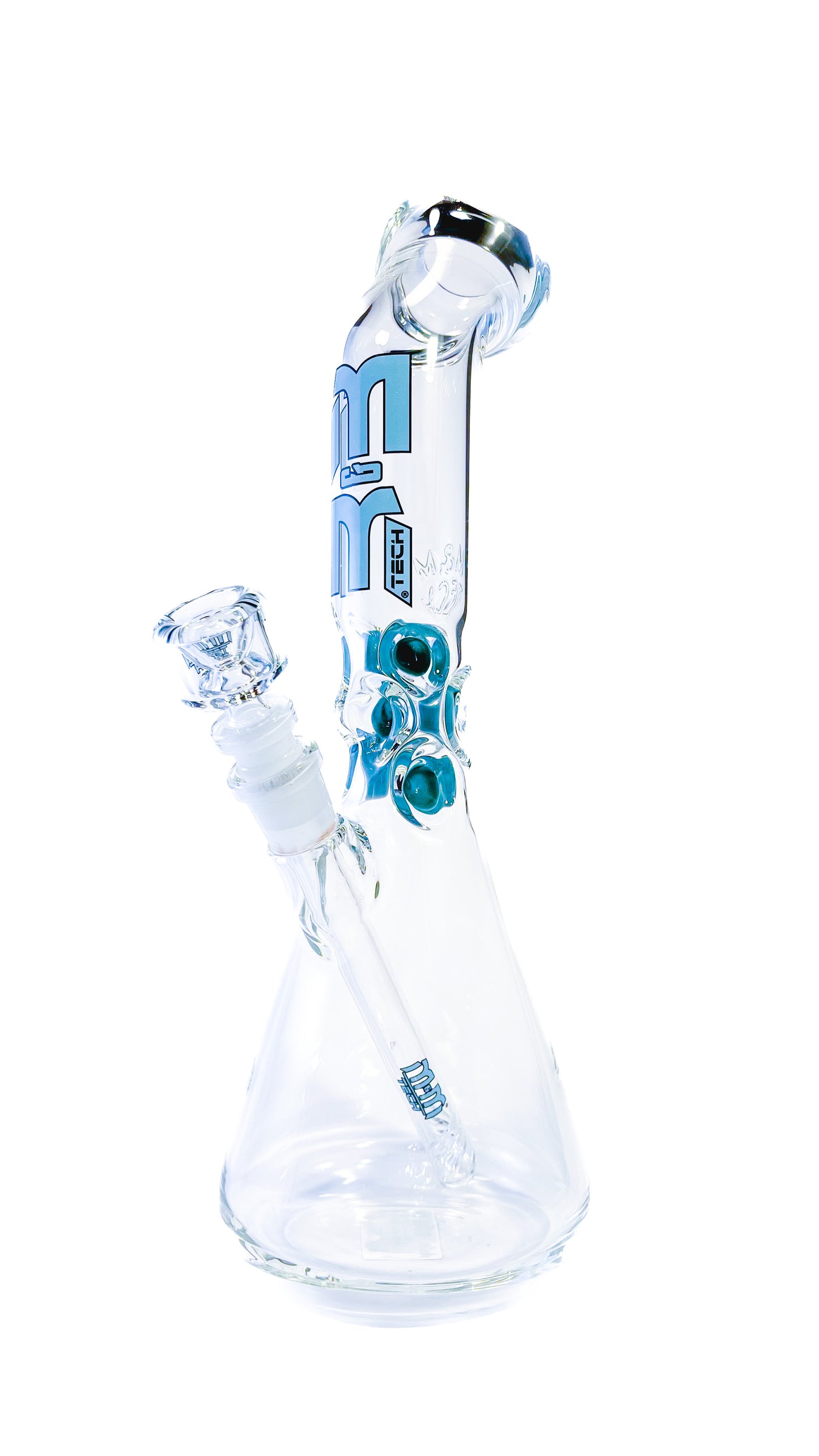 M&M Tech 15in Bent Neck Waterpipe