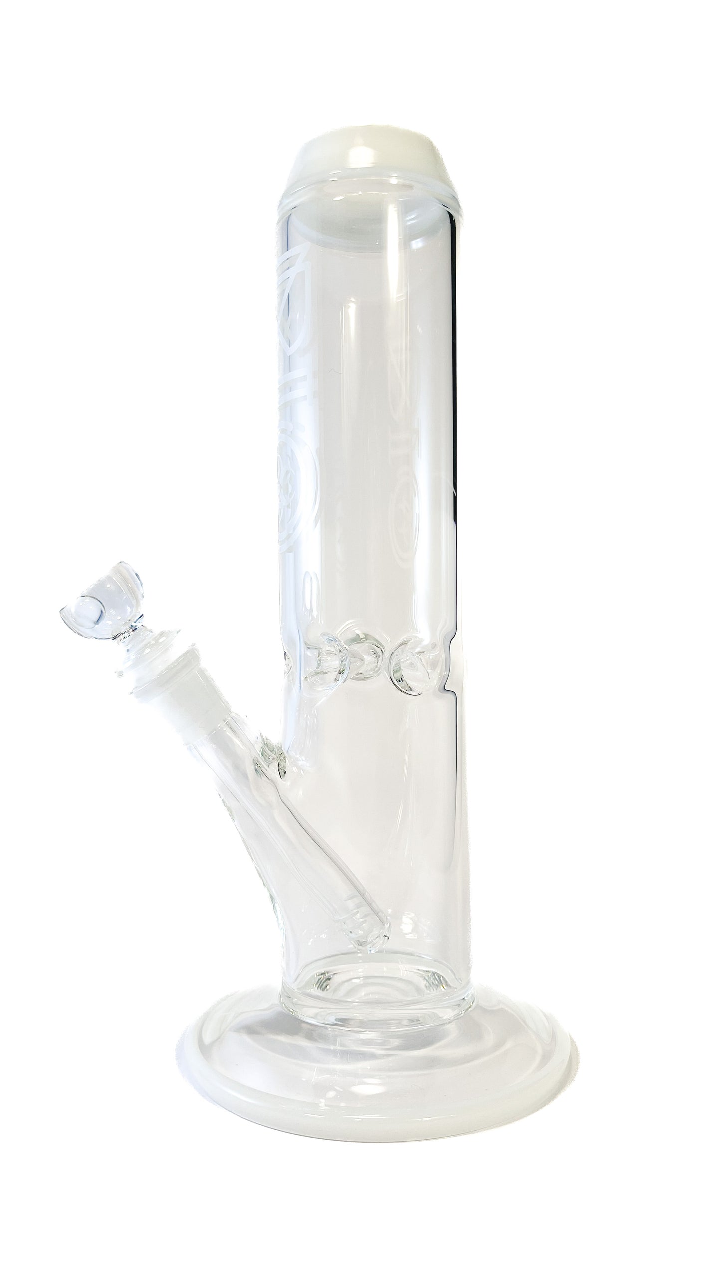 Bio 12in 65mm x 5mm Straight Waterpipe White