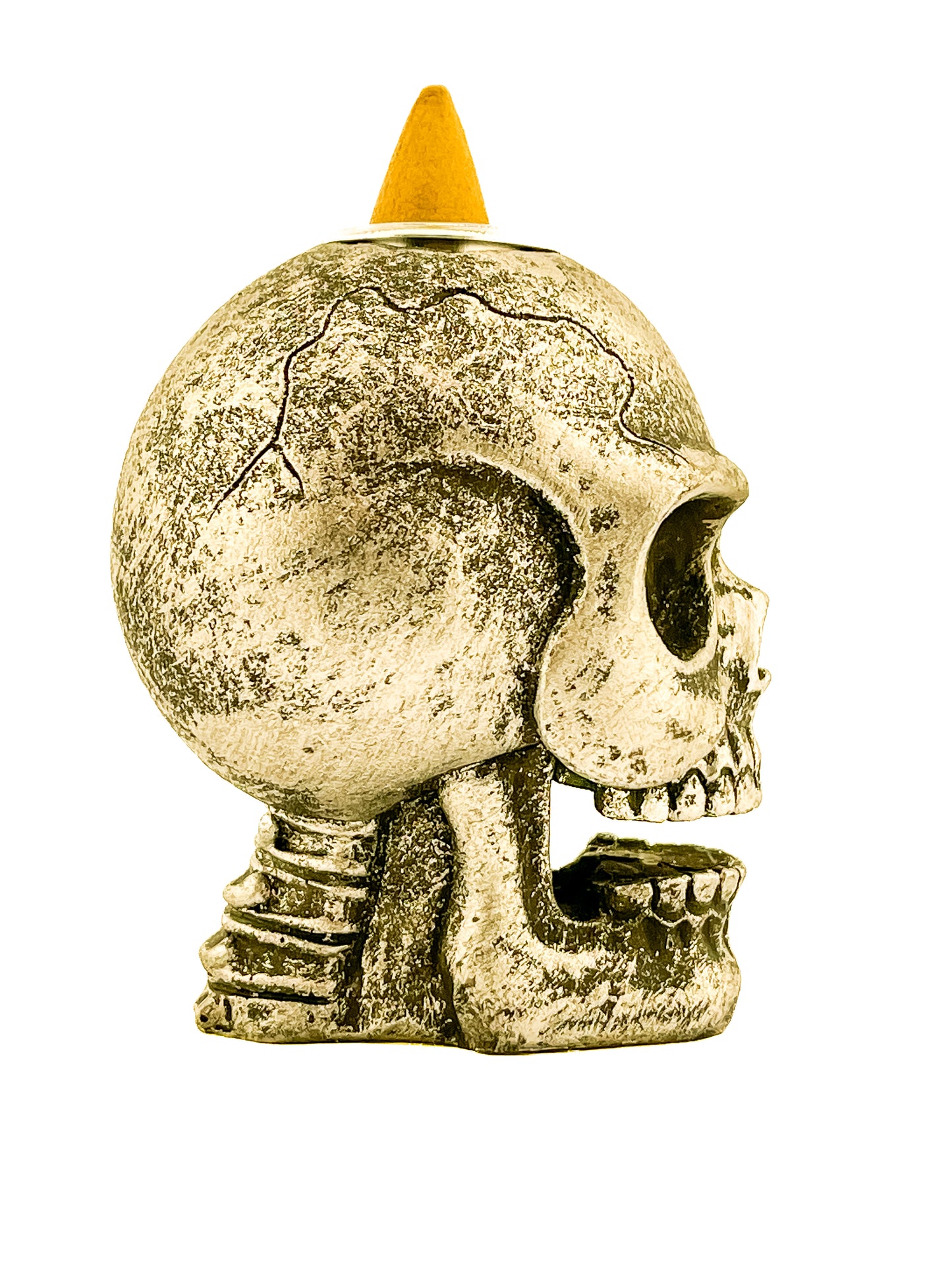 SMALL SKULL BACKFLOW INCENSE BURNER