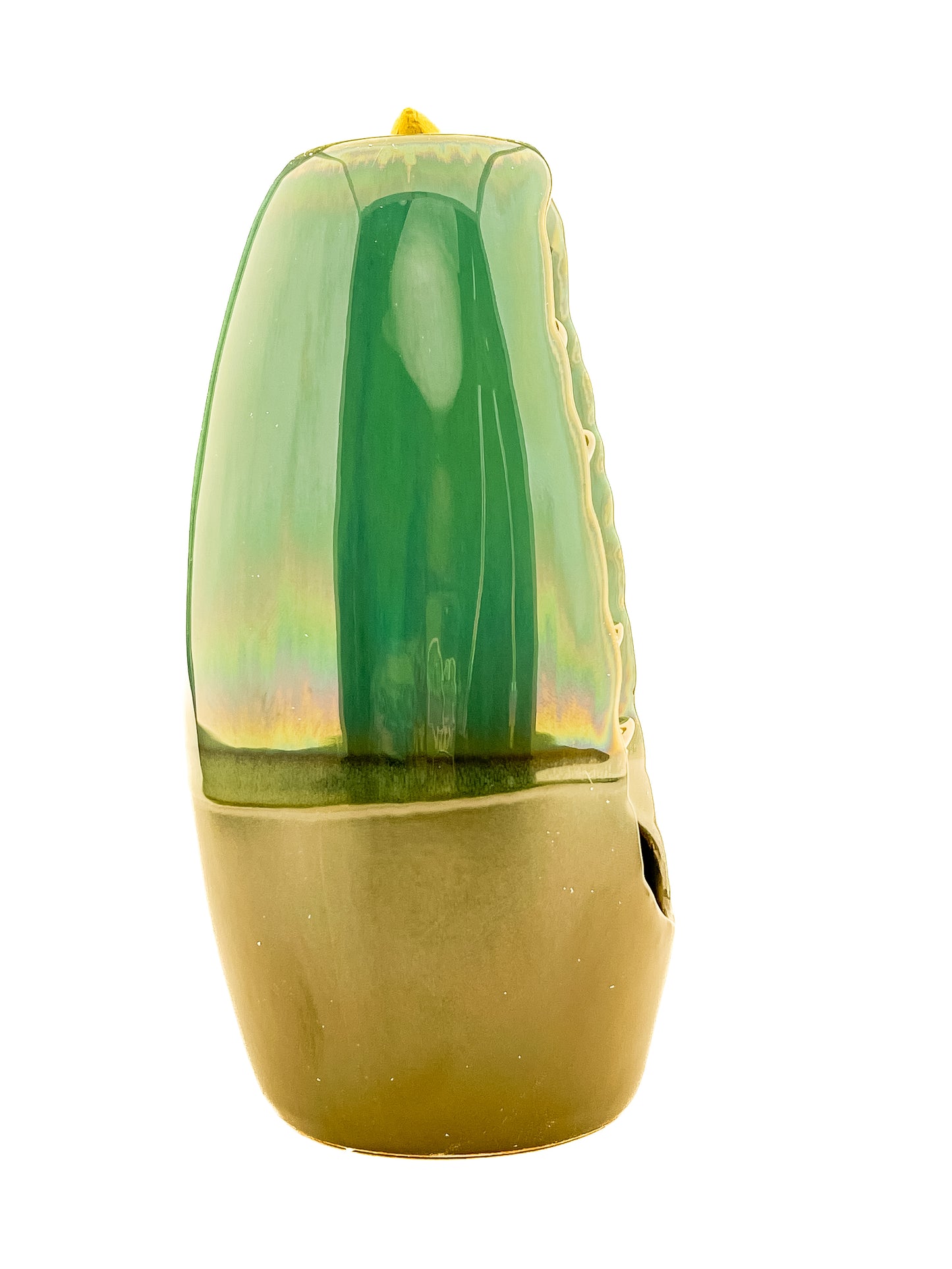 MULTICOLORED CERAMIC BACK FLOW INCENSE BURNER BACKFLOW MAGIC