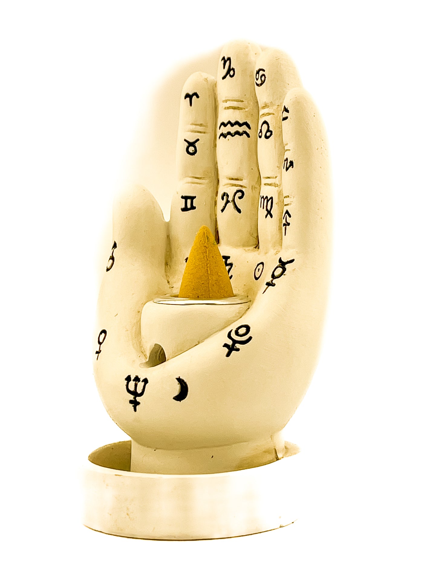 PALMISTRY BACK FLOW INCENSE BURNER 10581