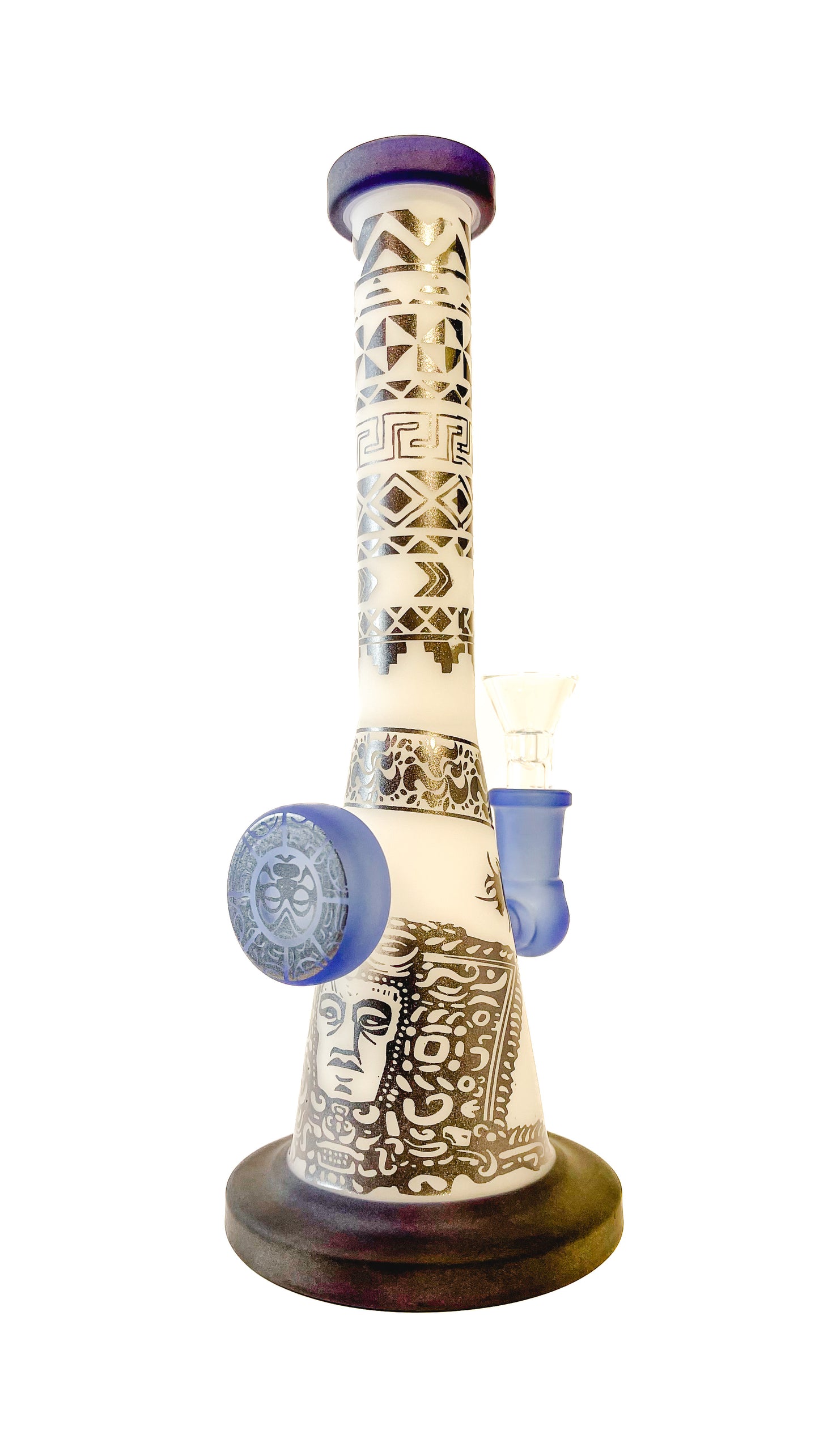 Sandblasted Design Rig Waterpipe