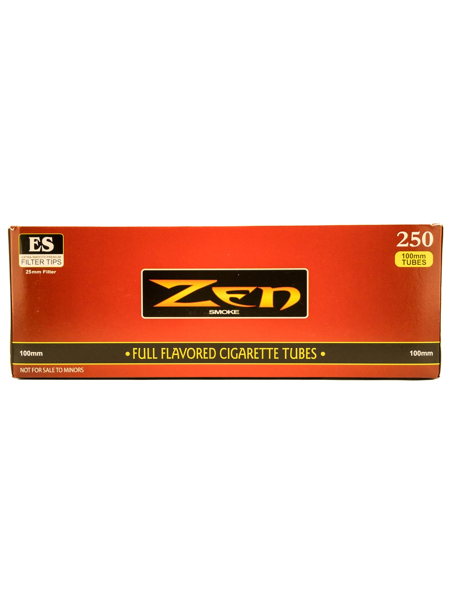 Zen Tubes Red 100mm Size 250ct