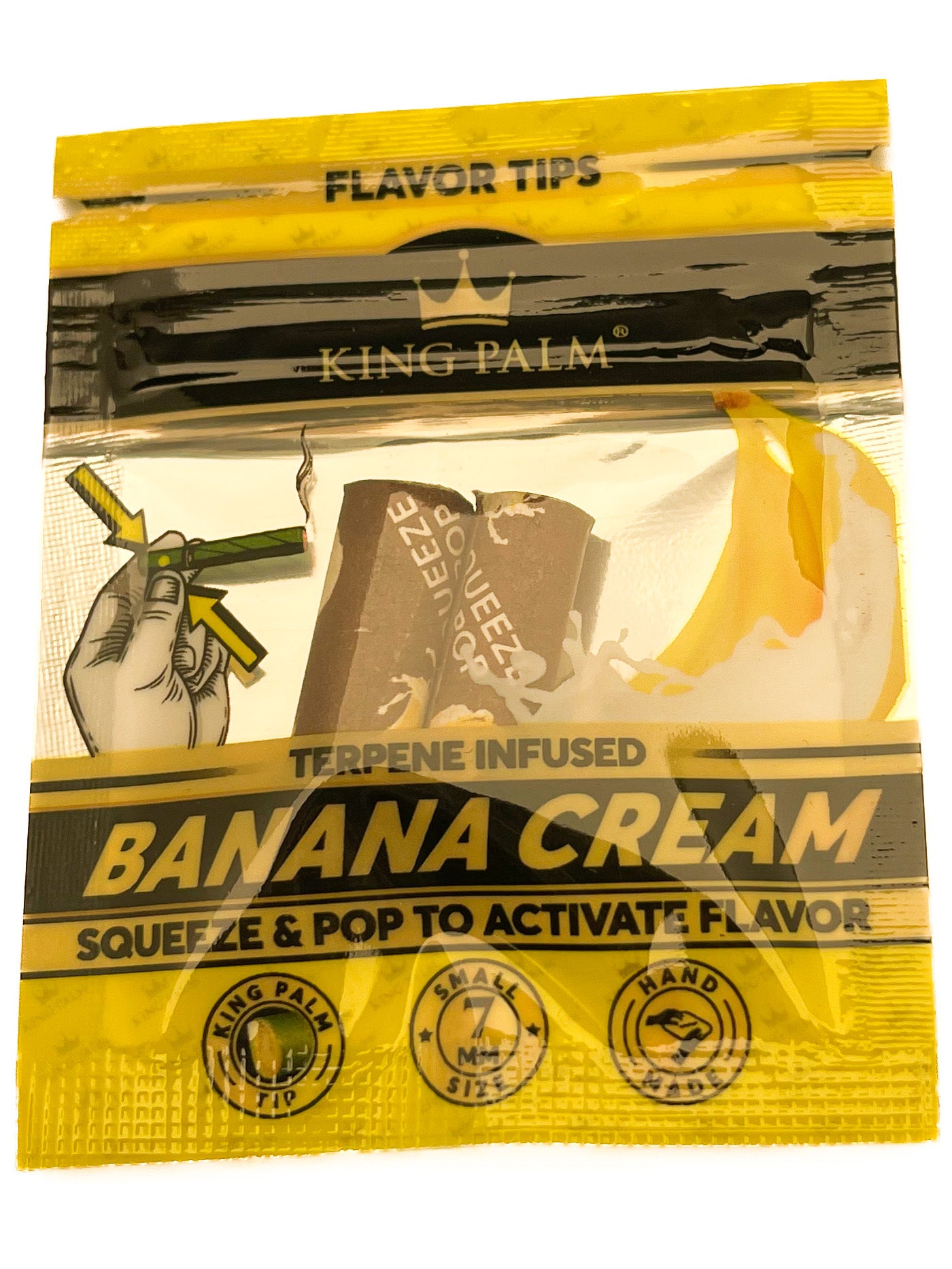King Palm Banana Cream Tips 2pc