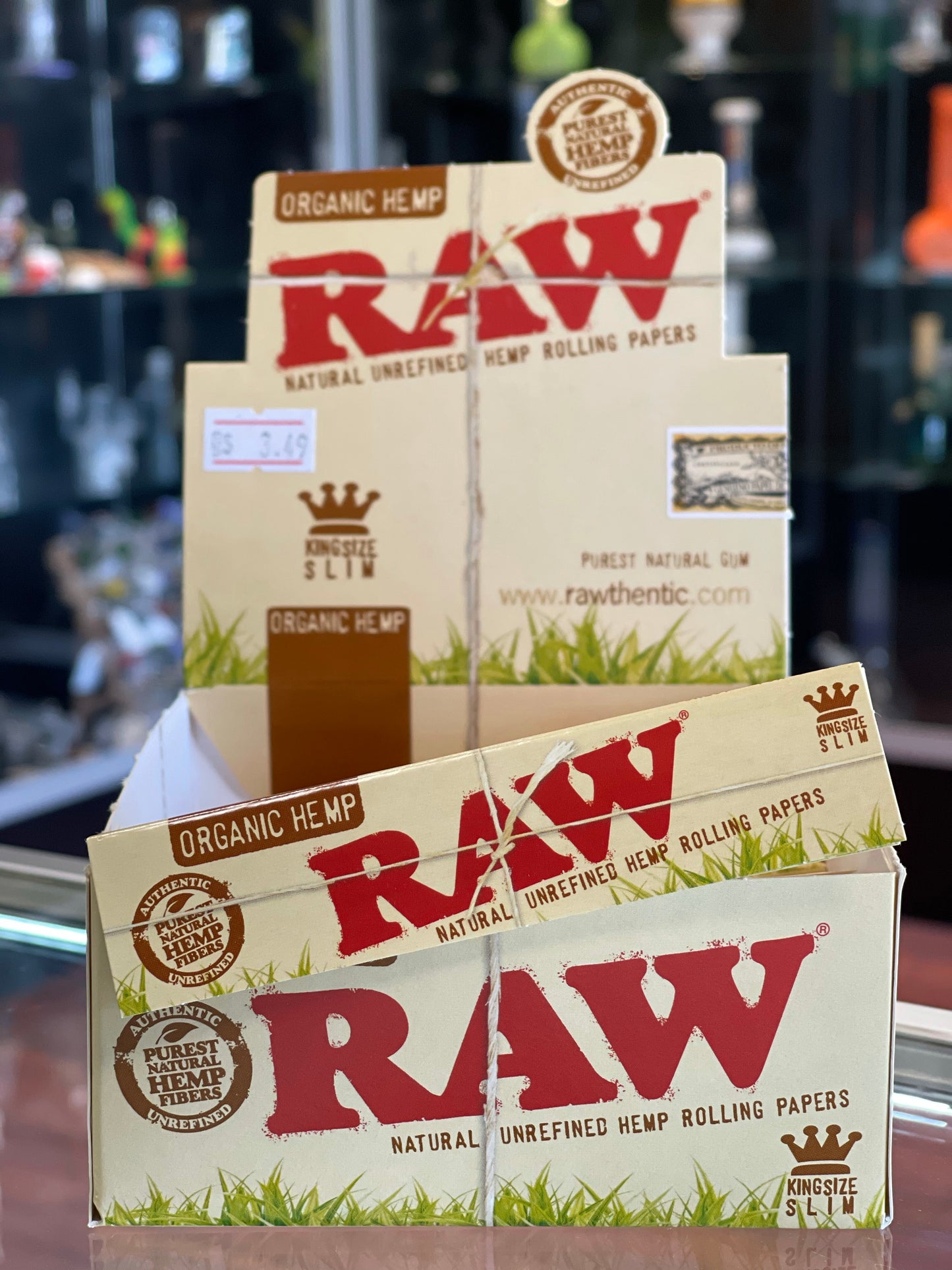 Raw Organic Hemp Rolling Papers King Slim