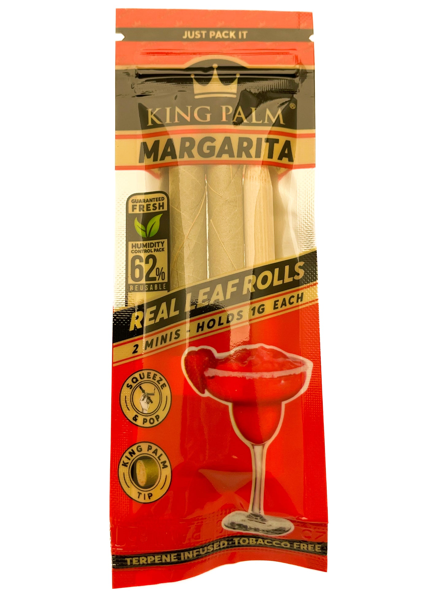 King Palm Margarita Minis Tubes 2pc
