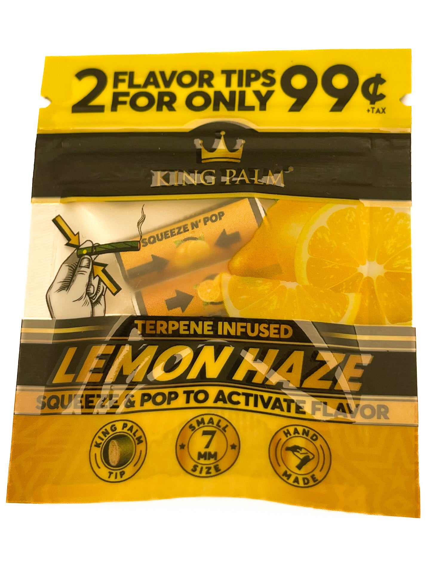 King Palm Lemon Haze Tips 2pc