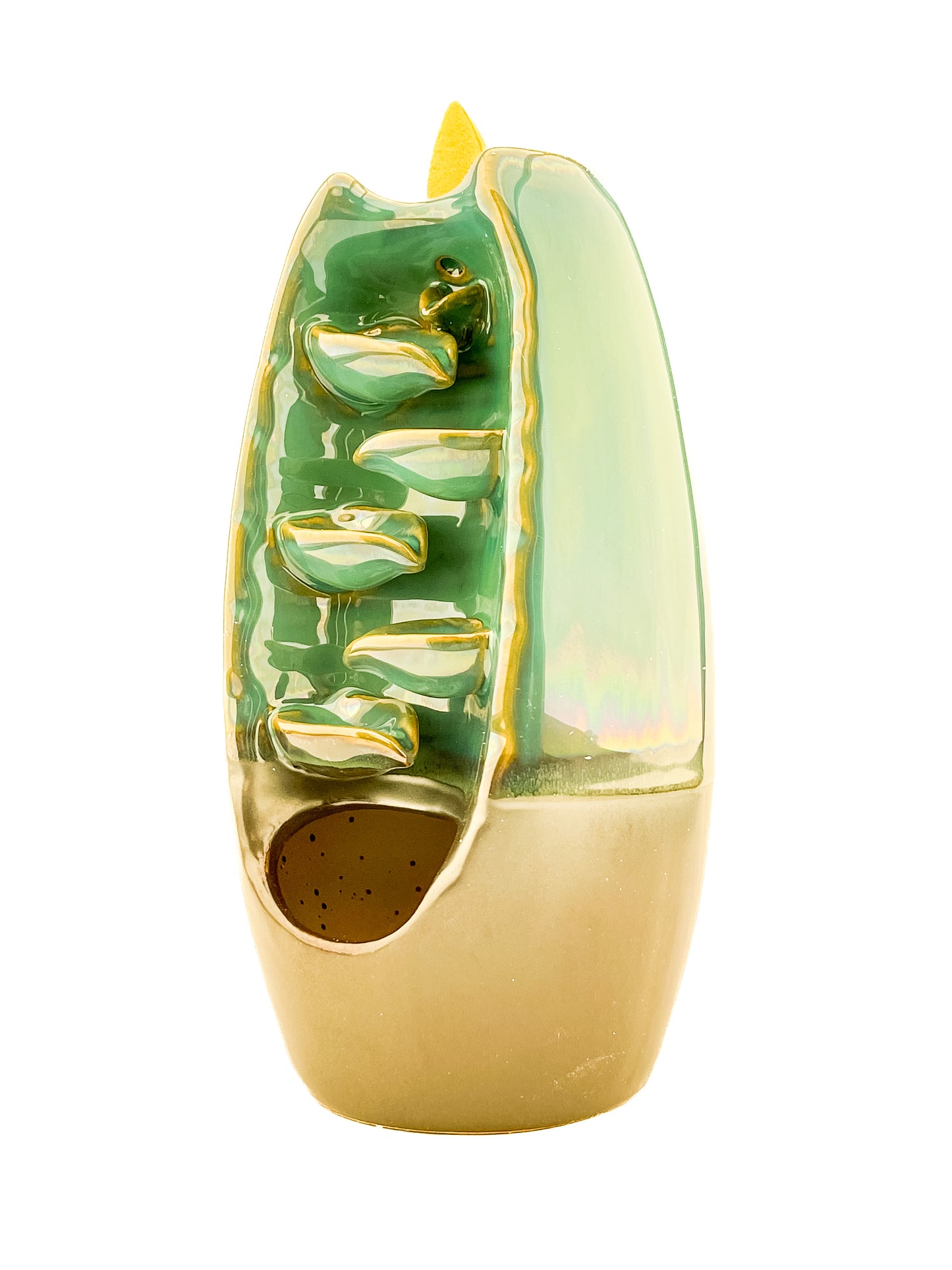 MULTICOLORED CERAMIC BACK FLOW INCENSE BURNER BACKFLOW MAGIC