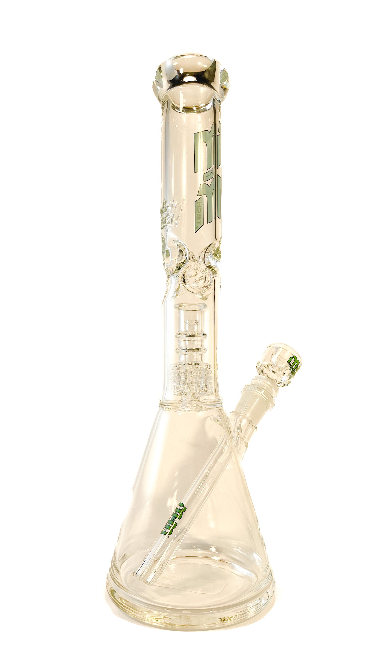 M&M Tech 15in Perc Beaker Waterpipe