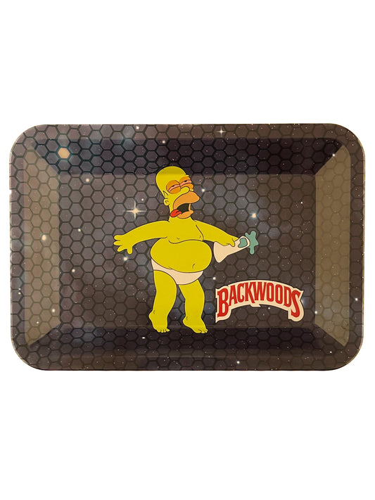 Backwoods Homer in Space Mini Rolling Tray