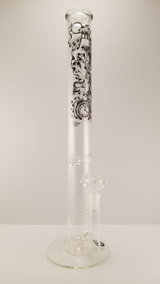 Conviction Glass "Tattoo" design waterpipe