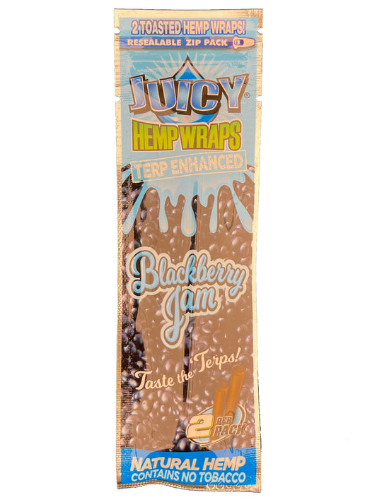 Juicy Blackberry Jam Hemp Wraps 2pc