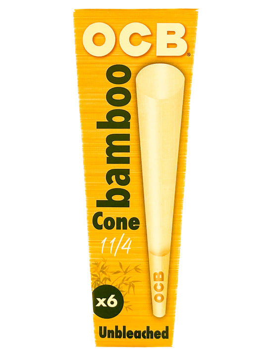 OCB 1 1/4 Bamboo Cones 6pc