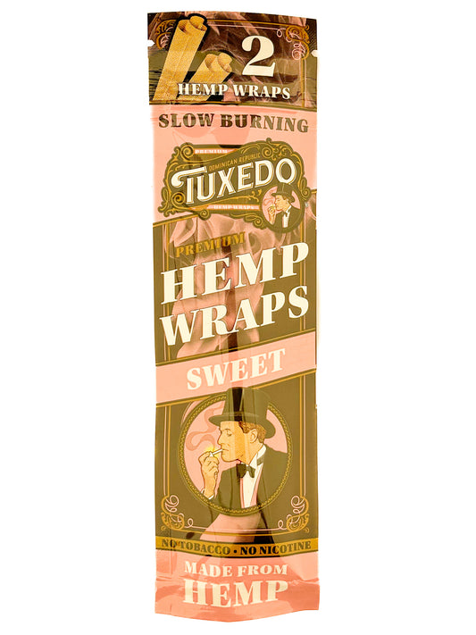 Tuxedo Sweet Hemp Wraps 2pc