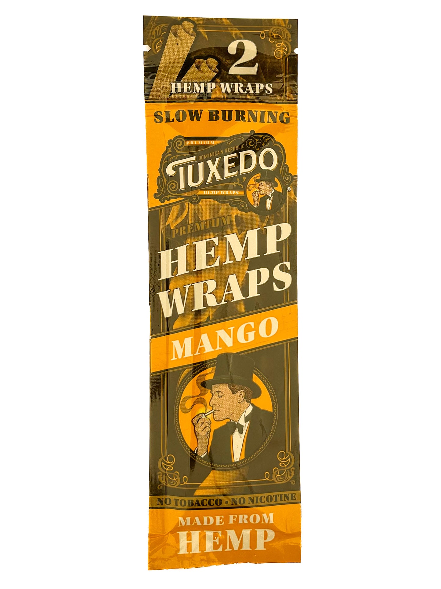 Tuxedo Mango Hemp Wraps 2pc