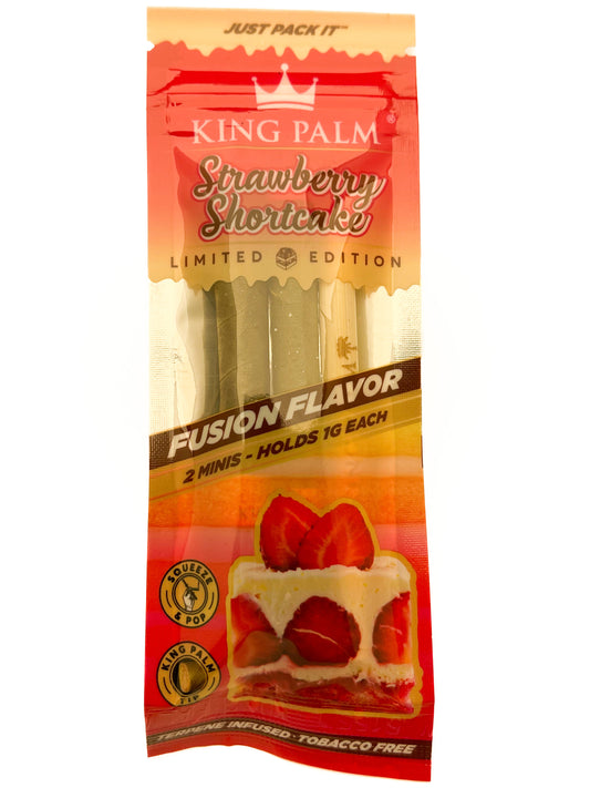 King Palm Strawberry Shortcake Minis Tubes 2pc