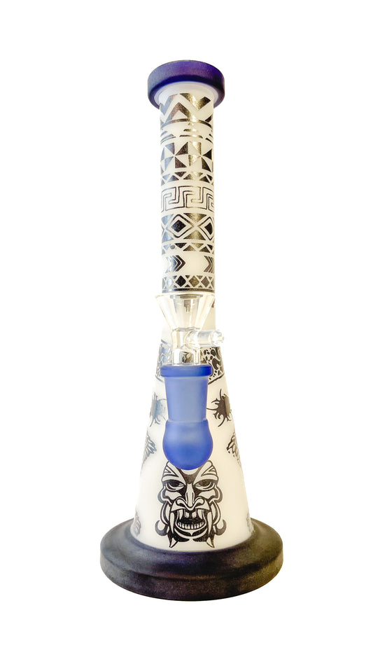 Sandblasted Design Rig Waterpipe