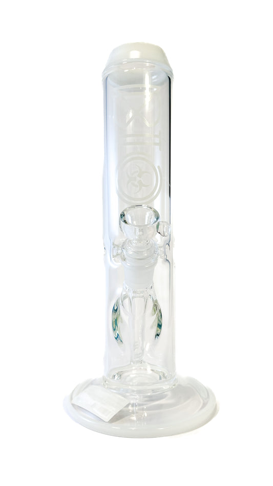 Bio 12in 65mm x 5mm Straight Waterpipe White